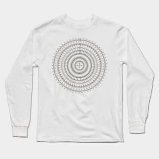 Mandala rircular espiritual Long Sleeve T-Shirt